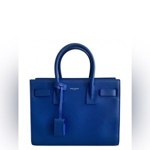 Blue YSL Small Sac De Jour